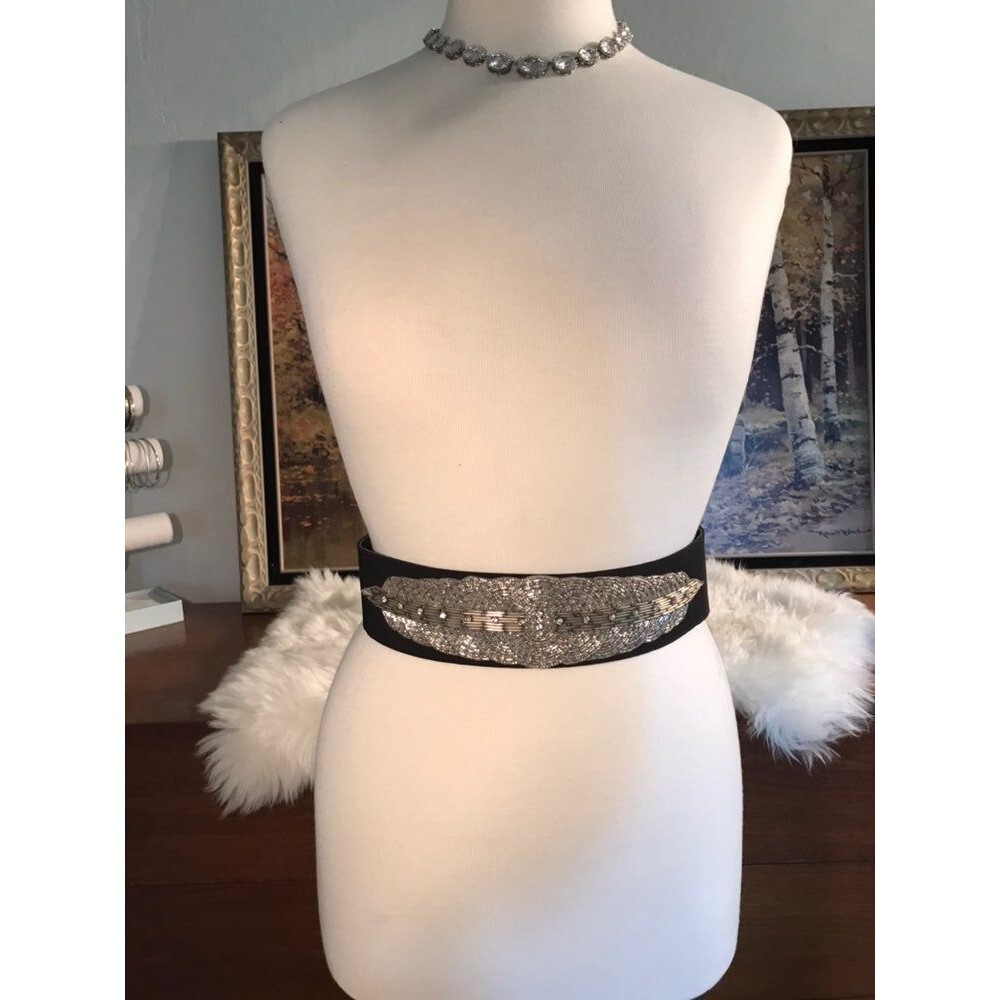 Vintage Beaded Crystal Belt